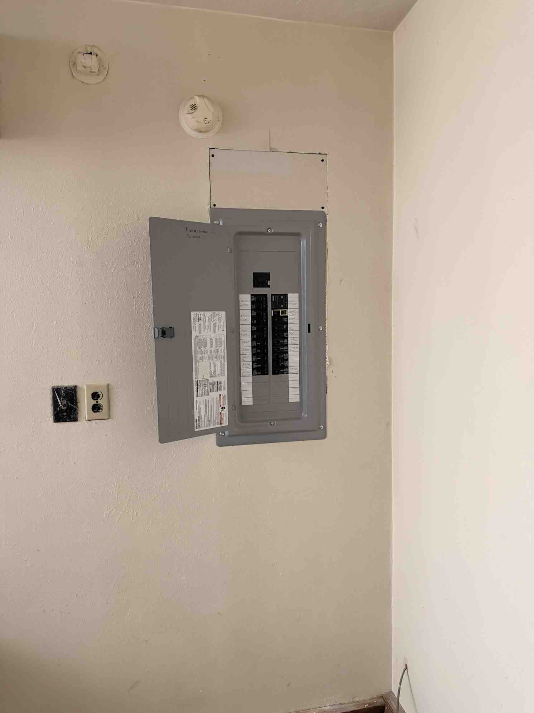 electrical panel recall list